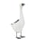 White Polystone French Country Garden Sculpture, 25" x 8" x 15"